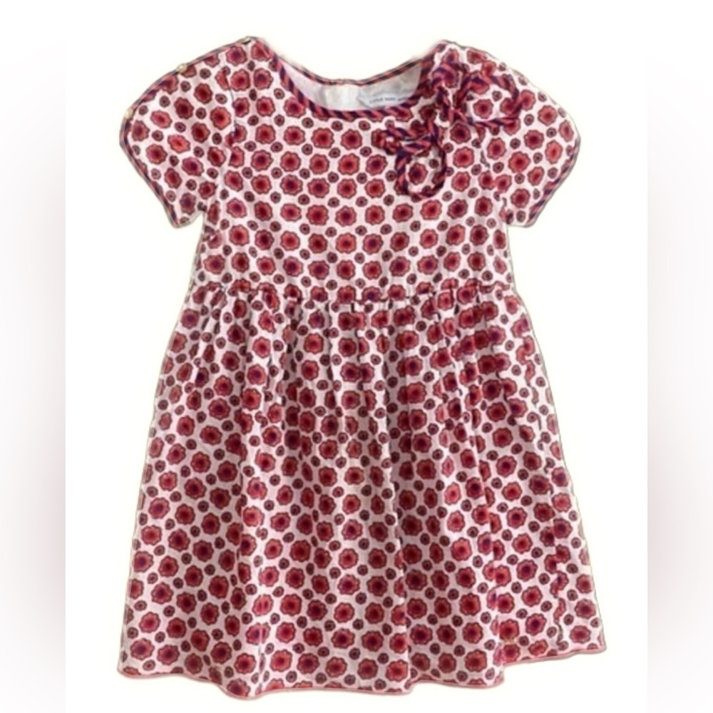 Little Marc Jacobs Red & Blue Floral Baby Dress